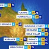National weather forecast for Monday July 28