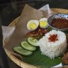 Nasi lemak.