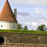 The tower of Kuressaare Castle in Estonia.