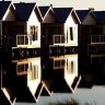 Shimmering ... the over-water villas at Crittenden Estate.