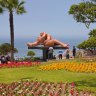 The Parque del Amor with its <i>El Beso</i> (The Kiss) sculpture in Miraflores, Lima.