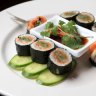 The garfish nori rolls.