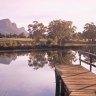 Mount Sturgeon rises above Dunkeld's plains.