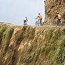 High risk ... cycling on the world's most dangerous road.