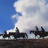 Charm ... horse riding in the High Country.