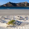 Girt by sea ... the view across Killiecrankie Bay on Flinders Island. 