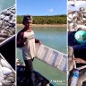 Indonesian trepanger Kasim had a big enough haul for a year's wage, until the ABF dumped the creatures overboard and burned his boat at sea.