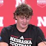 Nebraska freshman Archie Wilson was overcome with emotion after moving away from home.