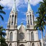 Se Cathedral in Sao Paulo Downtown, Sao Paulo, Brazil. 