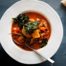 Karen Martini's minestrone soup makes use of parmesan rinds, mismatched pasta shapes and assorted vegies (tip: turn leftover bread into croutons, too).