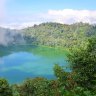 Early morning mist over Chicabal volcano, Quetzaltenango, Guatemala.