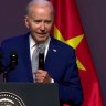 President Joe Biden ended a press conference on Sunday after two days at the G20 summit by telling reporters he had to go to bed.