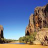 Serene scenes ... Windjana Gorge.